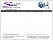 Tablet Screenshot of connsolutions.com